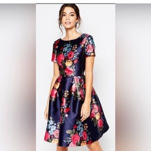 Rare Floral Midi Chi Chi London Dress